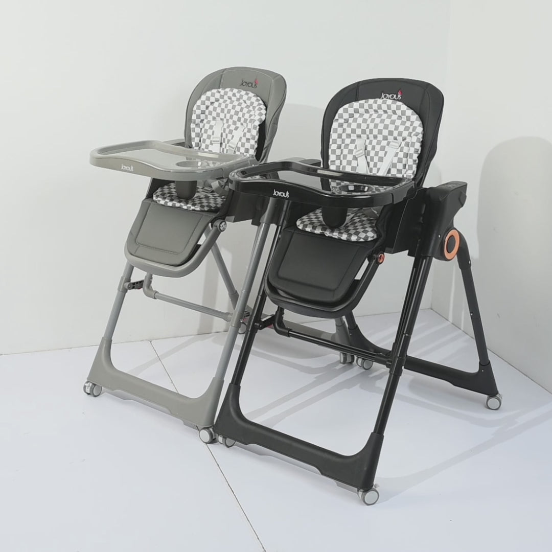 Electric Swing + High Chair Joyous JY-018 Grey