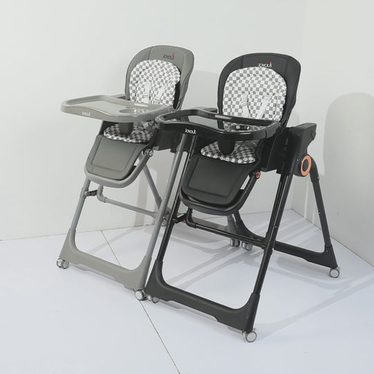 Electric Swing + High Chair Joyous JY-018 Grey
