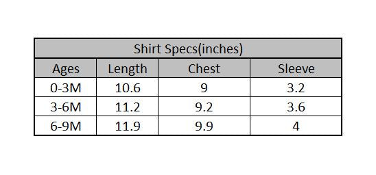 Infant Unisex Front Open Shirt | 3-6M