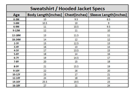 Unisex Hooded Infant 2 PCs Suit - M
