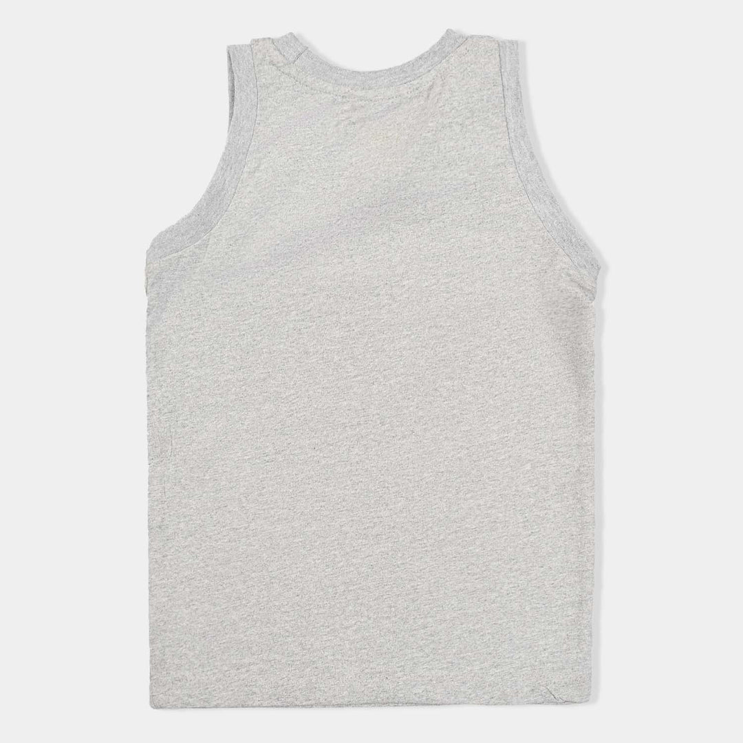 Boys Cotton Jersey Sando Urban City-H.grey