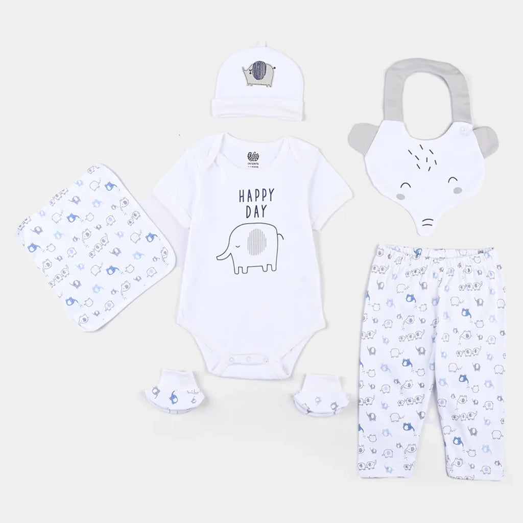 Infant Boys Cotton Interlock 6 Pieces Set