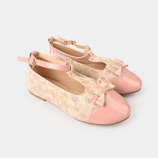 Girls Pumps ZP-047 - Peach