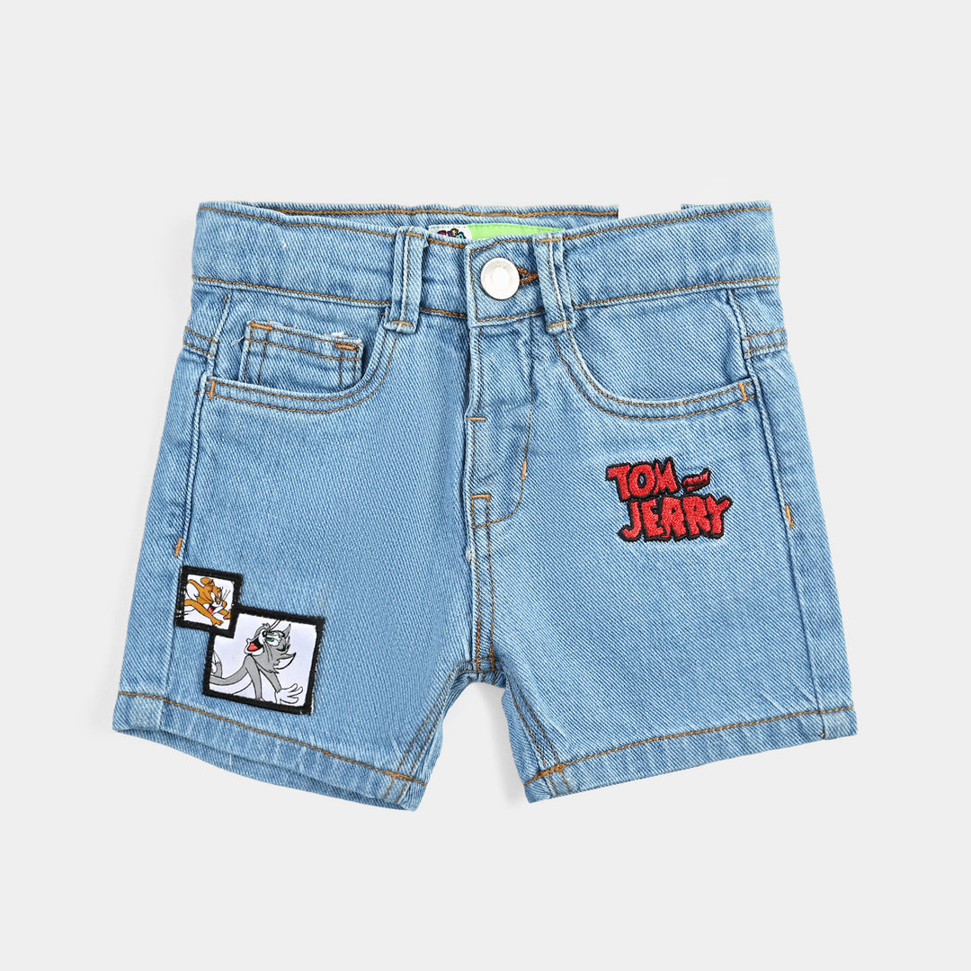 Infant Boys Denim rigid Short - Ice Blue