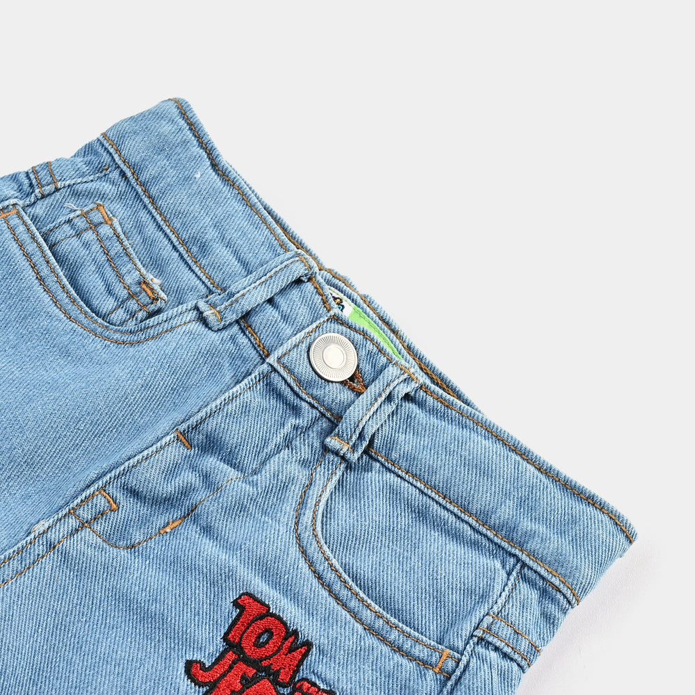 Infant Boys Denim rigid Short - Ice Blue