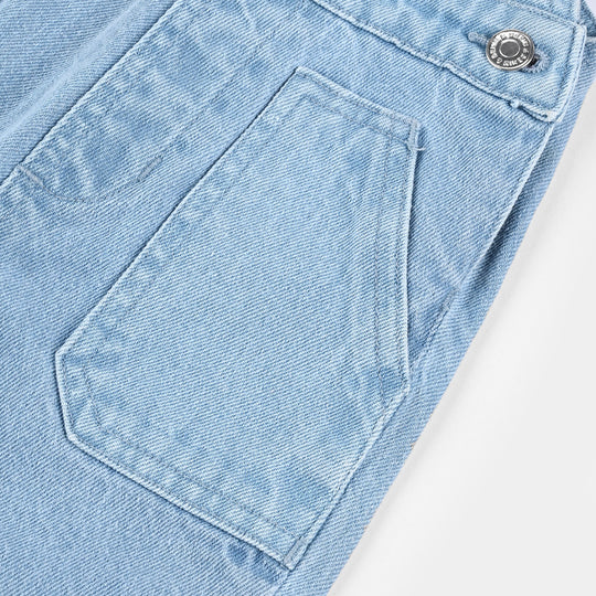 Boys Denim Rigid Hero Dungaree -LIGHT BLUE