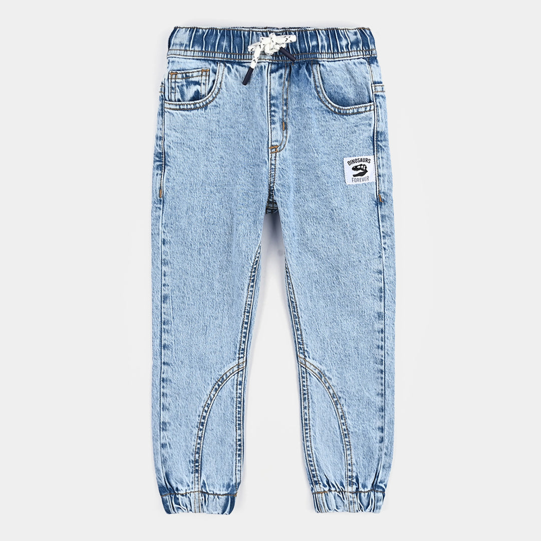 Boys Denim Stretch Pants - Light Blue