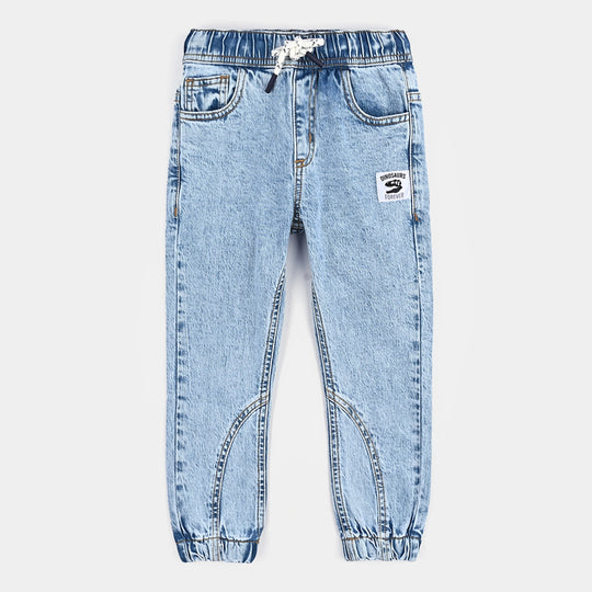 Boys Denim Stretch Pants - Light Blue