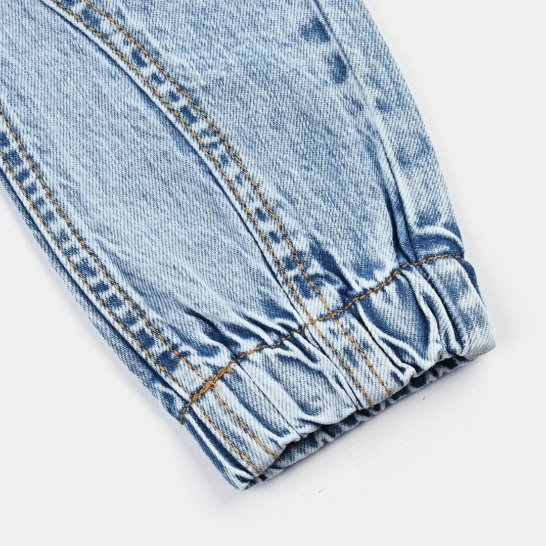 Boys Denim Stretch Pants - Light Blue