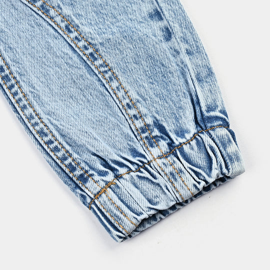Boys Denim Stretch Pants - Light Blue