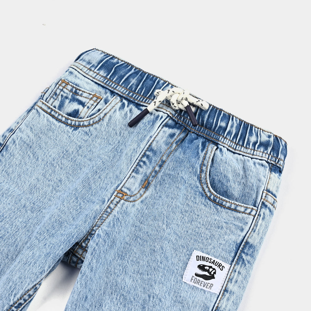 Boys Denim Stretch Pants - Light Blue