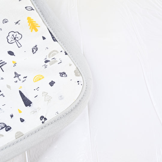 Baby Changing Sheet 13x16 Tree | Light Grey