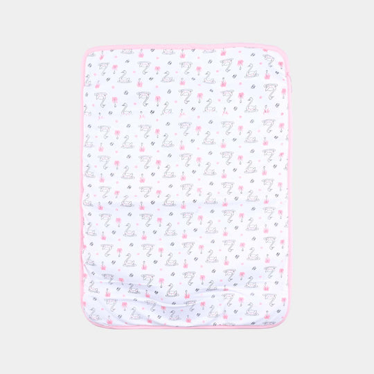 Baby Changing Sheet Duck | Light Pink