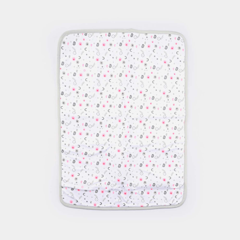 Baby Changing Sheet Flower | Grey