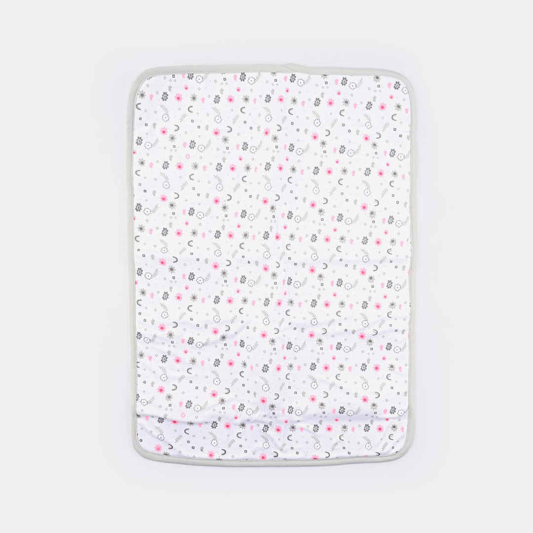 Baby Changing Sheet Flower | Grey