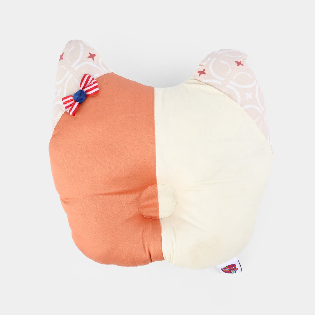 Baby Round Ear Pillow | Peach