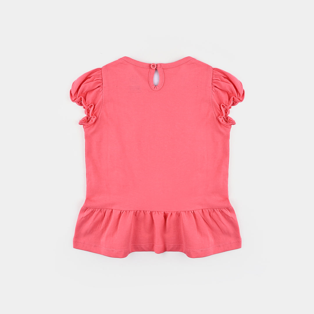 Infant Girls Cotton Jersey Knitted Frock Mellow