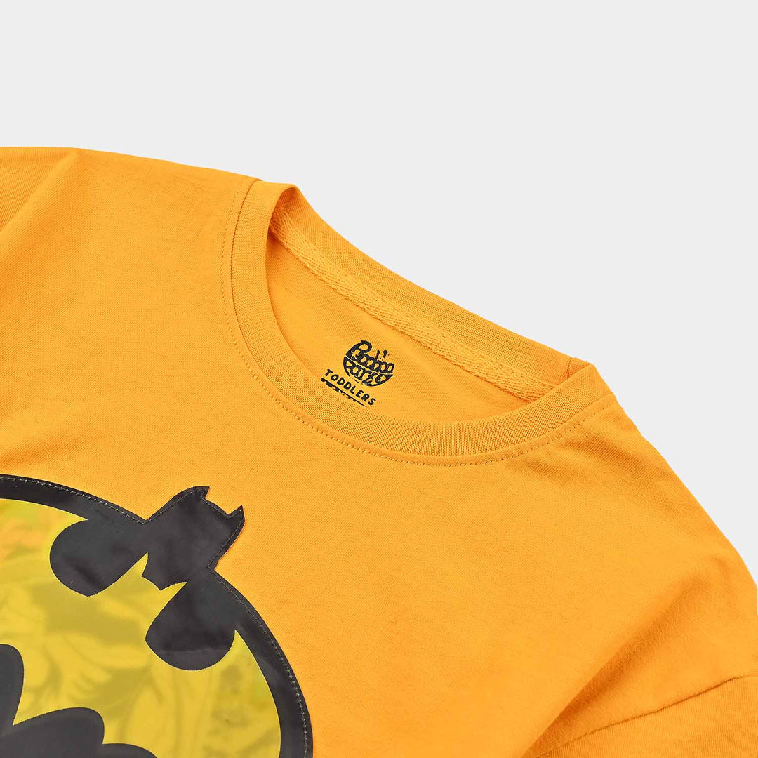 Boys Cotton Jersey T-Shirt - Citrus/Yellow