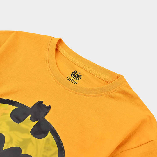 Boys Cotton Jersey T-Shirt - Citrus/Yellow