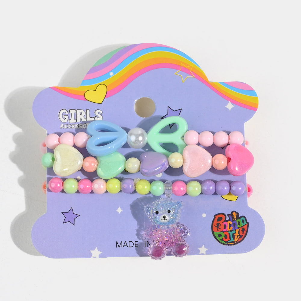 Girls Charm Beaded Bracelets