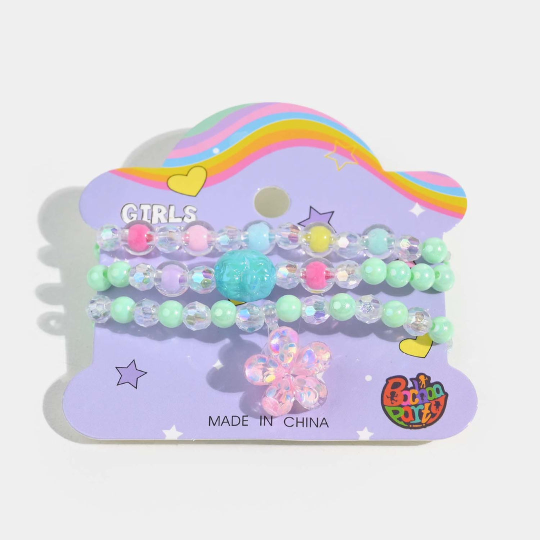 Girls Charm Beaded Bracelets