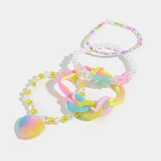 Girls Charm Beaded Bracelets