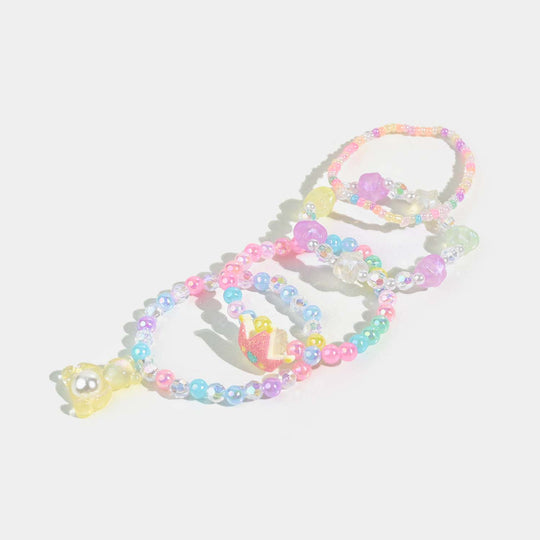 Girls Charm Beaded Bracelets