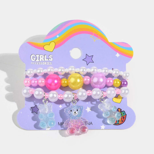Girls Charm Beaded Bracelets