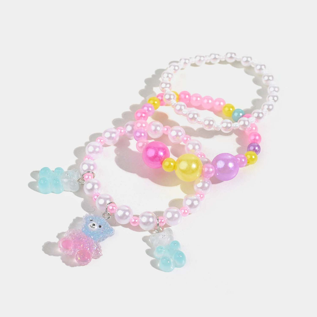 Girls Charm Beaded Bracelets