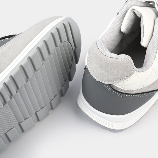 Boys Joggers 1016-3-Grey/White
