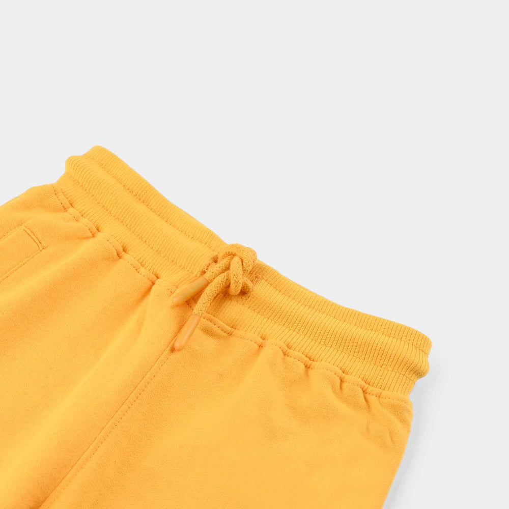 Infant Girls Cotton Terry Short BE HAPPY-Citrus