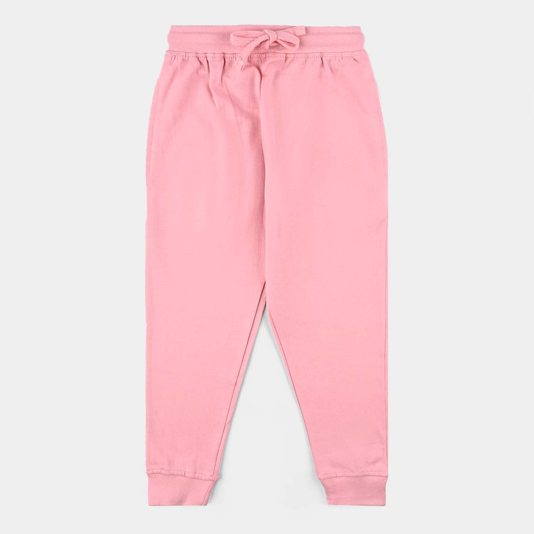 Girls Jersey Pyjama (Basic) - Pink
