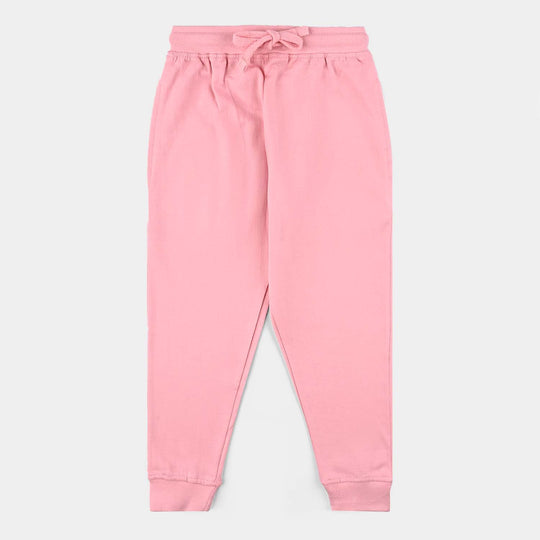 Girls Jersey Pyjama (Basic) - Pink