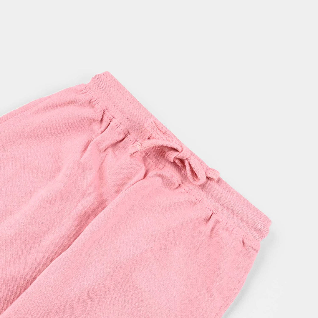 Girls Jersey Pyjama (Basic) - Pink