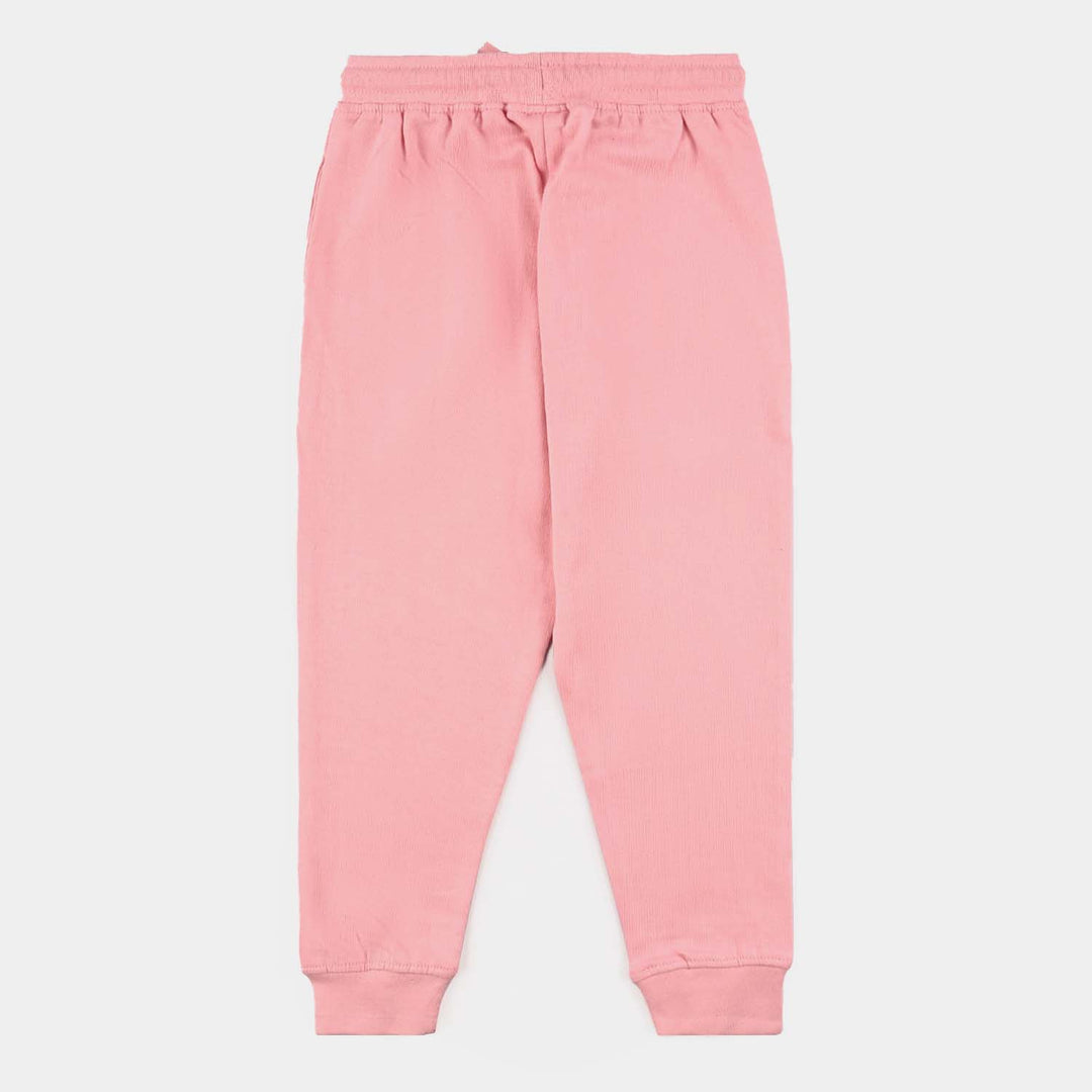 Girls Jersey Pyjama (Basic) - Pink