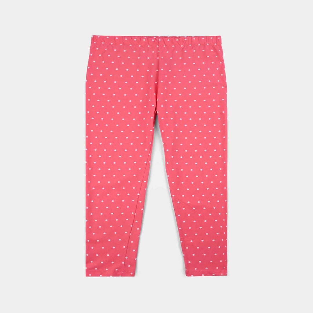 Infant Girls Poly Cotton Jersey Night Suit