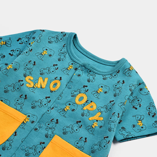 Infant Boys Cotton Interlock Romper