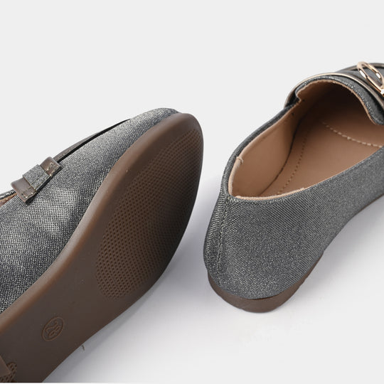 Girls Loafer OS-01-GREY