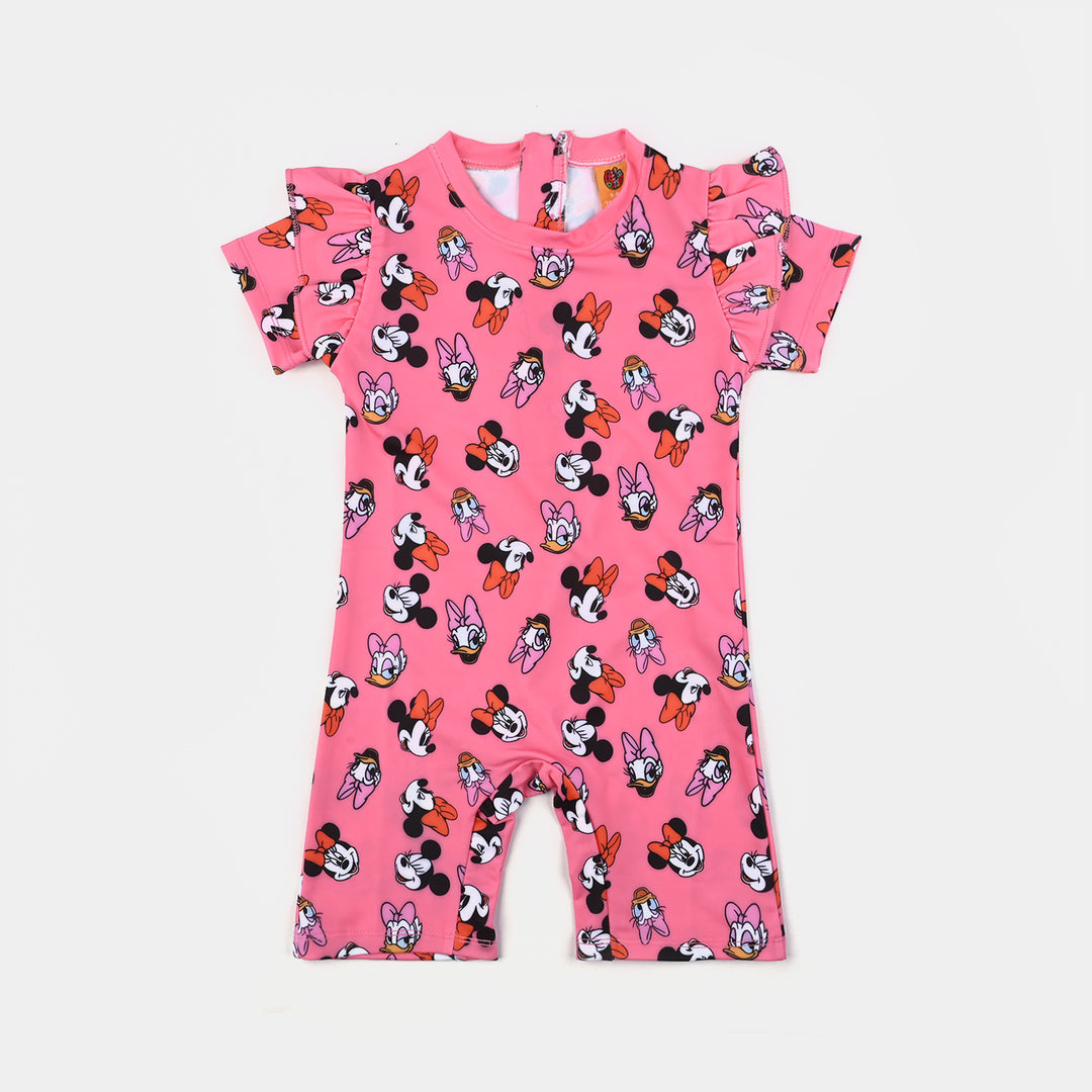 Girls Microfiber Jumper Suit -Pink