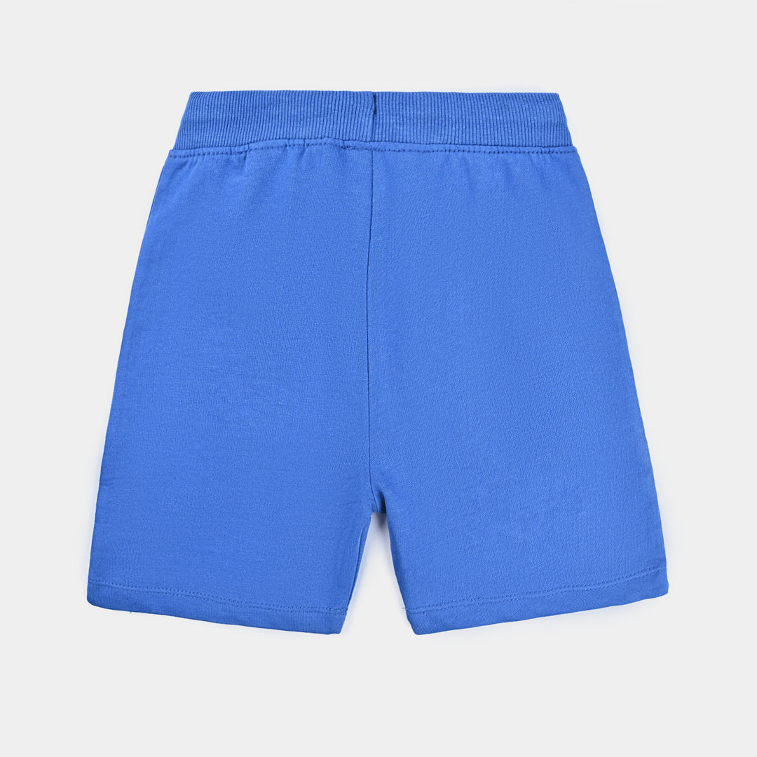 Boys Jersey/Terry Short Surf Vacay-Classic Blue