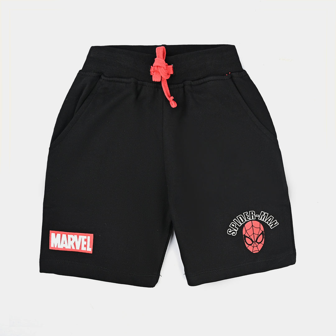 Boys Jersey/Terry Short -Jet Black