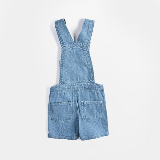 Infant Boys Denim rigid Dangri Cute Cars-LIGHT BLUE