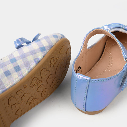 Girls Pumps 11-55 - Blue