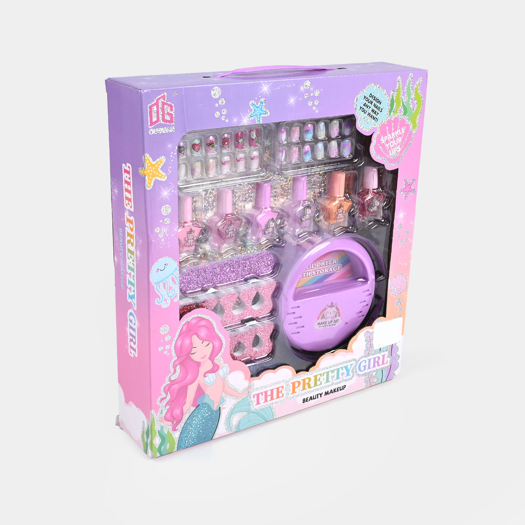 Nail Art Fashion Kit Play Set for Girls
