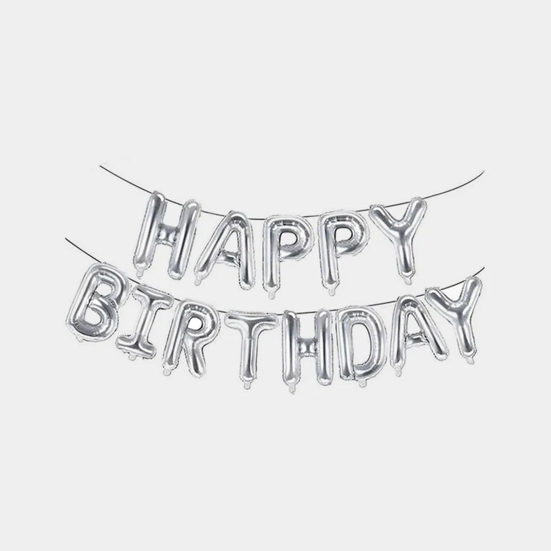 Happy Birthday Letters Foil Balloon