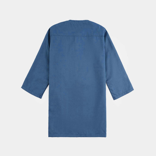 Infant Boys Poly Viscose Shalwar Suit - Teal Blue