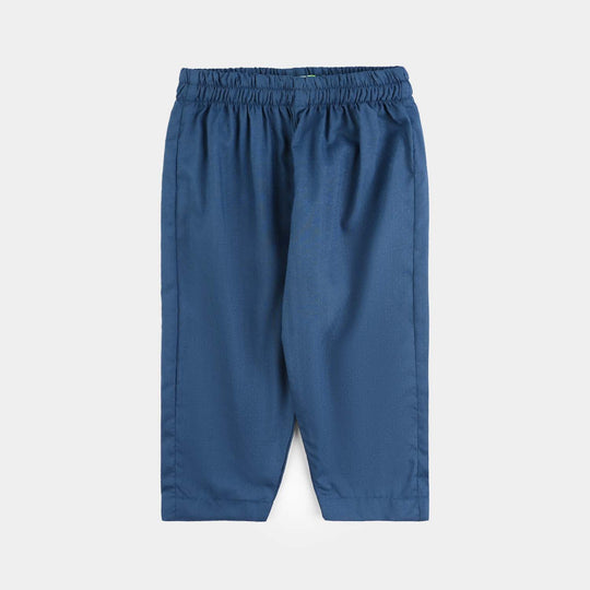 Infant Boys Poly Viscose Shalwar Suit - Teal Blue