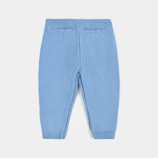 Infant Boys Acrylic Suit-Cabling - L.Blue