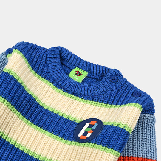 Infant Boys Acrylic Sweater-Best - Multi