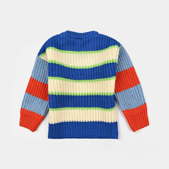 Infant Boys Acrylic Sweater-Best - Multi